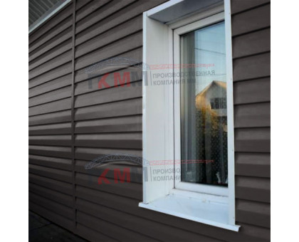 Металлосайдинг - Корабельная Доска 0,5 GreenСoat PuRALMatt RR32 темно-коричневый (RAL8019 серо-коричневый) Металлосайдинг - Корабельная Доска 0,5 GreenСoat PuRALMatt RR32 темно-коричневый (RAL8019 серо-коричневый)