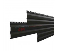 Металлосайдинг - Корабельная Доска 0,5 Satin RAL9005 черный