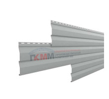 Металлосайдинг - Корабельная Доска 0,45 Полиэстер RAL9006 бело-алюминиевый