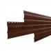 Металлосайдинг - Корабельная Доска 0,45 Print Twincolor Choco гофрированный