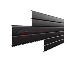 Металлосайдинг - Lбрус 0,5 Velur20 RAL8022 черно-коричневый
