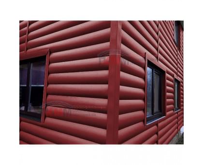 Металлосайдинг - Woodstock 0,5 Satin RAL3011 коричнево-красный