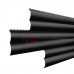 Металлосайдинг - Woodstock 0,45 Drap RAL9005 черный