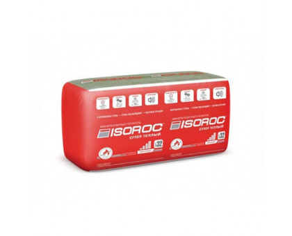 Утеплитель ISOROC Супер Теплый 100х610x1000 (0,305м3)