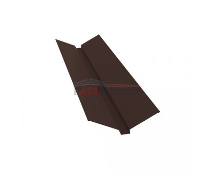 Планка ендовы верхней 115х30х115 0,5 Quarzit lite с пленкой 
