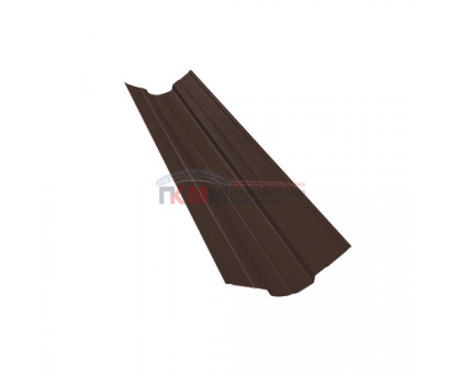 Планка ендовы верхней фигурной 100x100 0,5 GreenCoat Pural BT Планка ендовы верхней фигурной 100x100 0,5 GreenCoat Pural BT