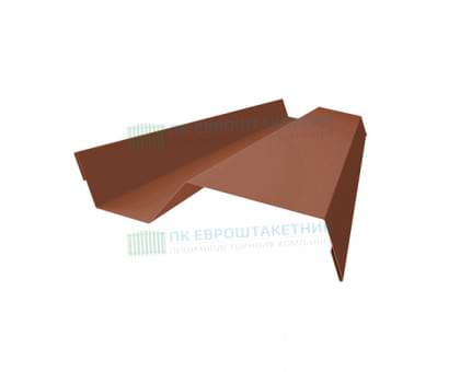 Планка примыкания внакладку 25х17х35х17 0,5 Satin Мatt