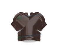 Тройник Y конька полукруглого GreenCoat Pural BT, matt с пленкой