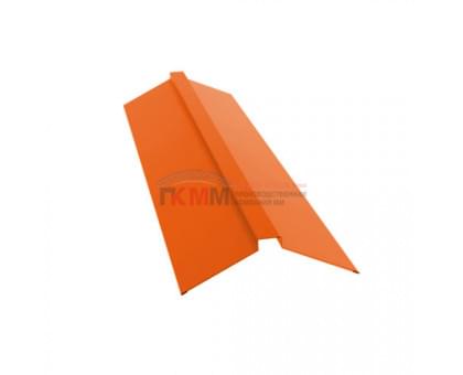 Планка конька плоского 150х40х150 0,45 Drap