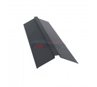 Планка конька плоского 115х30х115 0,5 Satin Мatt