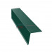 Планка конька односкатной кровли 160x160 0,5 GreenCoat Pural BT, matt