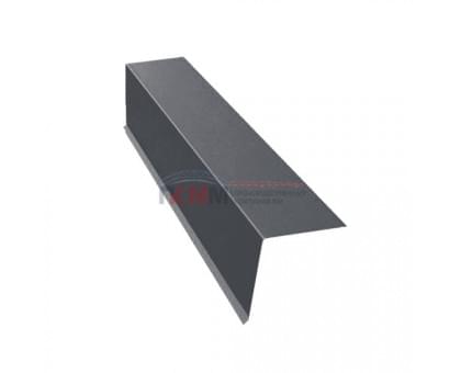 Планка конька односкатной кровли 160x160 0,5 Satin Мatt