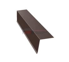 Планка конька односкатной кровли 160x160 0,5 PurPro Matt 275