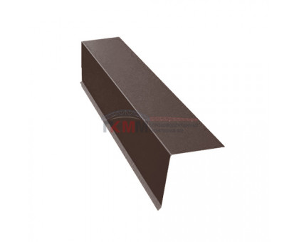Планка конька односкатной кровли 160x160 0,5 PurPro Matt 275
