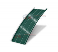 Арочный фальц профилированный 0,5 RAL 6005 Satin