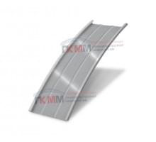 Арочный фальц профилированный 0,5 RAL 7004 Satin