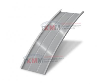 Арочный фальц профилированный 0,5 RAL 7004 Satin