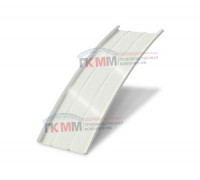 Арочный фальц профилированный 0,5 RAL 9003 Satin Арочный фальц профилированный 0,5 RAL 9003 Satin