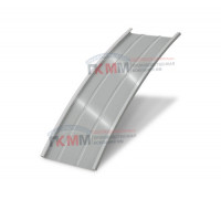 Арочный фальц профилированный 0,5 RAL 9006 Satin Арочный фальц профилированный 0,5 RAL 9006 Satin