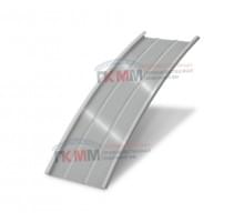 Арочный фальц профилированный 0,5 RAL 9006 Satin