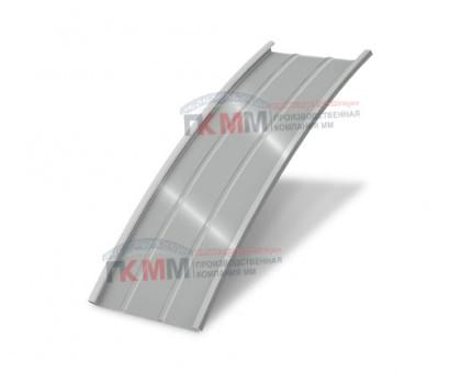 Арочный фальц профилированный 0,5 RAL 9006 Satin Арочный фальц профилированный 0,5 RAL 9006 Satin