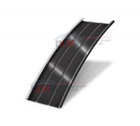Арочный фальц профилированный 0,5 RAL 8022 Velur20
