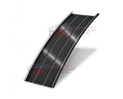 Арочный фальц профилированный 0,5 RAL 8022 Velur20