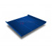 Фальц двойной стоячий Line 0,45 PE с пленкой на замках RAL 5005 сигнальный синий