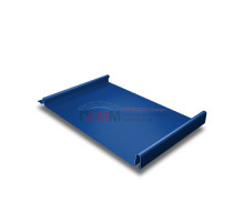 Кликфальц 0,5 Satin с пленкой на замках RAL 5005 сигнальный синий