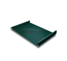 Кликфальц 0,5 Satin с пленкой на замках RAL 6005 зеленый мох