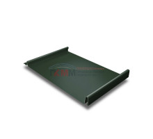 Кликфальц 0,5 Velur20 с пленкой на замках RAL 6020 хромовая зелень