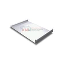 Кликфальц 0,5 Satin с пленкой на замках RAL 9003 сигнальный белый
