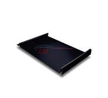 Кликфальц 0,45 Drap с пленкой на замках RAL 9005 черный