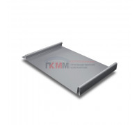 Кликфальц 0,5 Satin с пленкой на замках RAL 9006