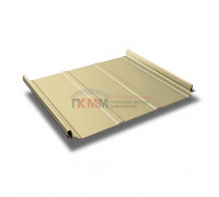 Кликфальц Line 0,45 PE с пленкой на замках RAL 1014 слоновая кость Кликфальц Line 0,45 PE с пленкой на замках RAL 1014 слоновая кость