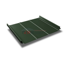 Кликфальц Line 0,5 Velur20 с пленкой на замках RAL 6020 хромовая зелень