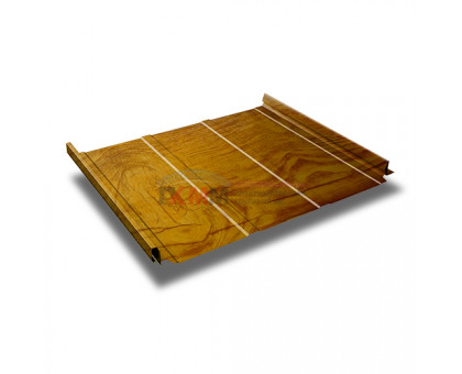 Кликфальц Line 0,45 Print Twincolor с пленкой на замках Golden Wood
