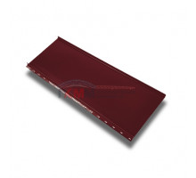 Кликфальц mini 0,5 Satin с пленкой на замках RAL 3005 красное вино