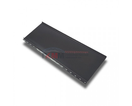 Кликфальц mini 0,5 Quarzit lite с пленкой на замках RAL 7024 мокрый асфальт Кликфальц mini 0,5 Quarzit lite с пленкой на замках RAL 7024 мокрый асфальт