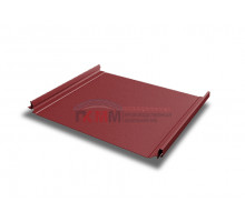 Кликфальц Pro 0,5 Satin с пленкой на замках RAL 3011 коричнево-красный