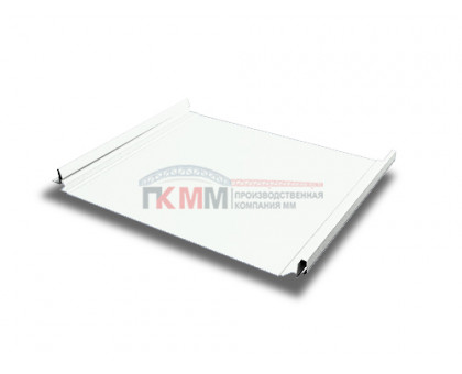 Кликфальц Pro 0,5 Satin с пленкой на замках RAL 9003 сигнальный белый