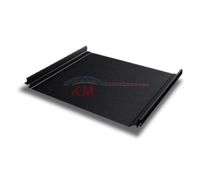 Кликфальц Pro 0,5 Velur20 с пленкой на замках RAL 9005 черный