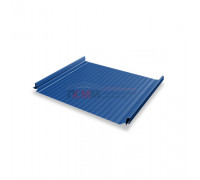 Кликфальц Pro Gofr 0,5 Satin с пленкой на замках RAL 5005 сигнальный синий Кликфальц Pro Gofr 0,5 Satin с пленкой на замках RAL 5005 сигнальный синий