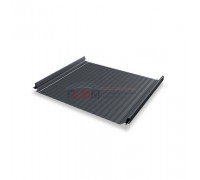 Кликфальц Pro Gofr 0,5 Satin Мatt с пленкой на замках RAL 7024 мокрый асфальт
