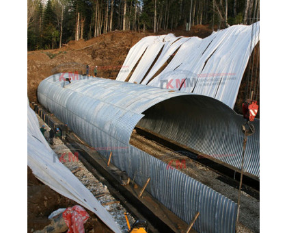 Гофролисты ММ44 D2.5, толщина 3 мм для металлических конструкций