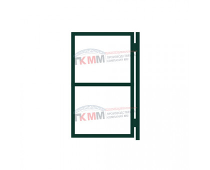 Калитка «Эльбрус» - каркас / RAL 6005 / 2м