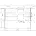 Каркас ворот со встроенной калиткой LIght pro