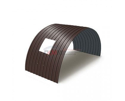 Арочный профнастил для укрытии конвейеров С10ПГ-1160, 1,0, в полимерном покрытии