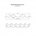 Профнастил нержавеющий С44 0.65 AISI 304