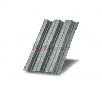 Профнастил Н75-0,5м с нестандартной шириной, толщина 0,45 оцинкованный Профнастил Н75-0,5м с нестандартной шириной, толщина 0,45 оцинкованный